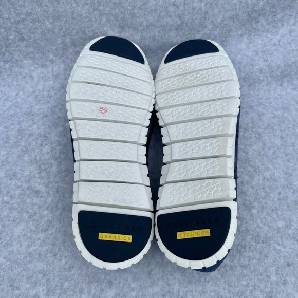 Cole Haan Zerogrand Stitchlite Women's Wingtip Oxfords 8M Navy Suede - Picture 4 of 6